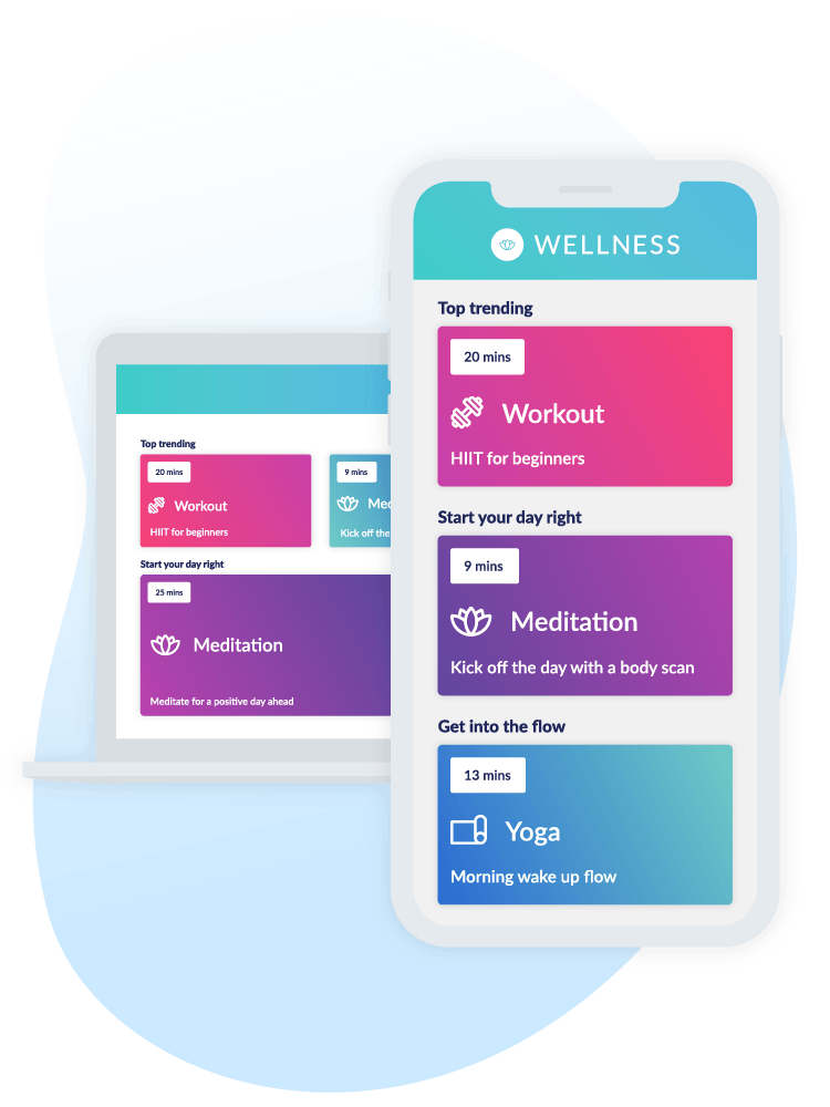 wellness hub is available anywhere, any time