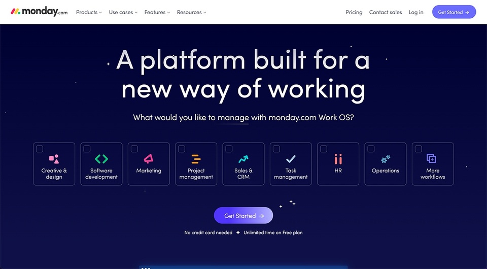 Monday: the employee and project management tool