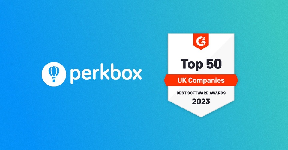 Perkbox named as one of the UK’s best software companies by G2