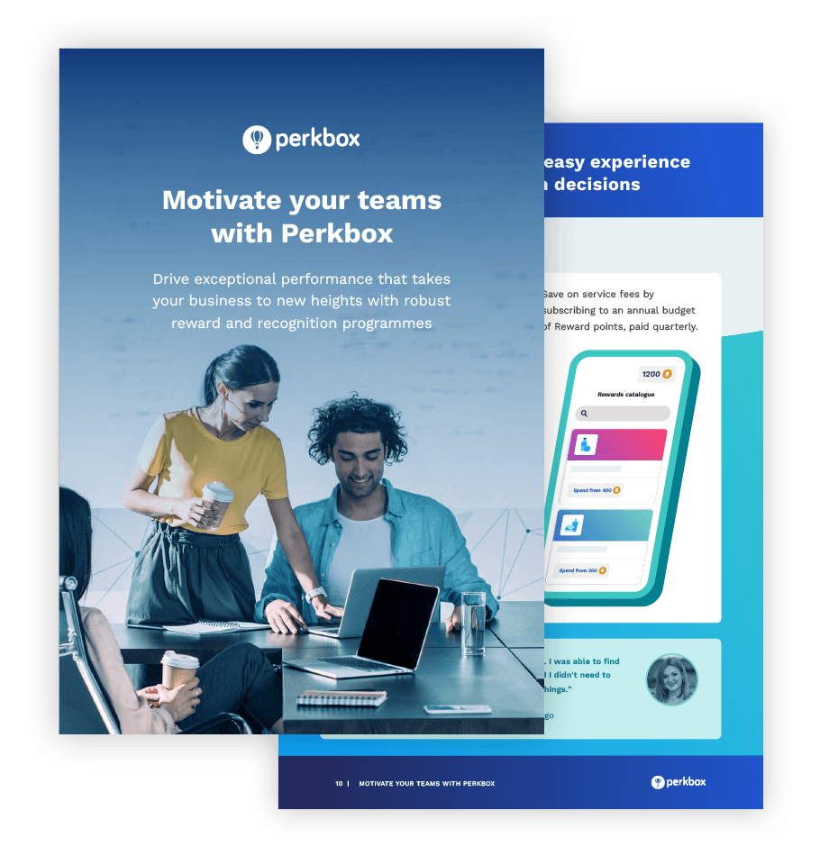 Motivate your teams with Perkbox