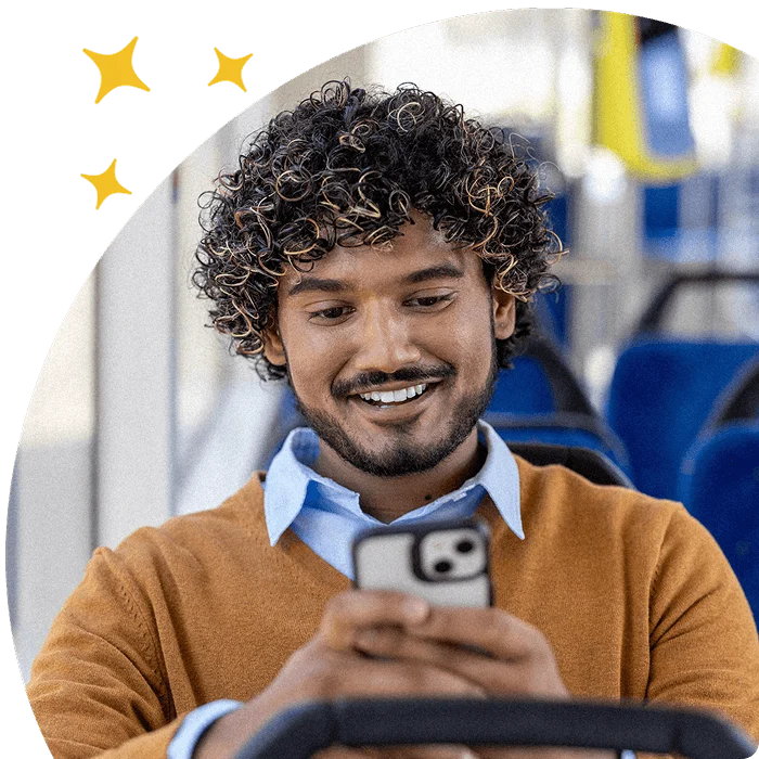 Employee receiving Perkbox notifications on a mobile device