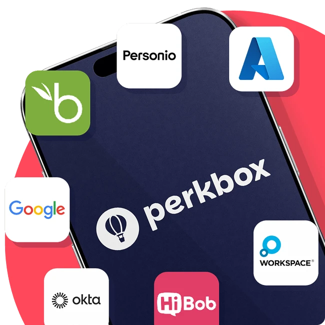 integrations available with perkbox