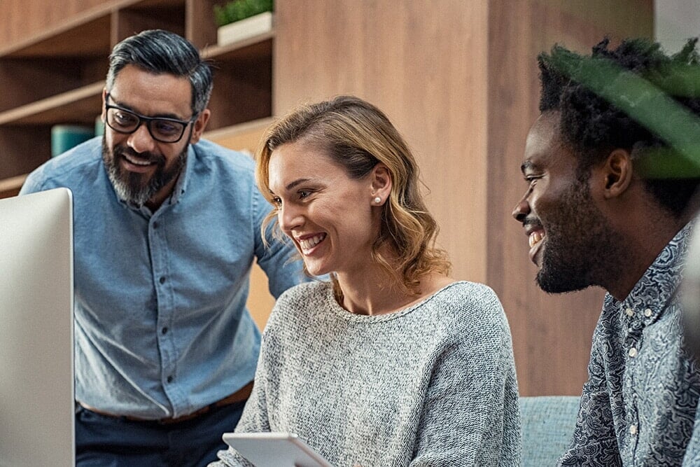 People working together] 