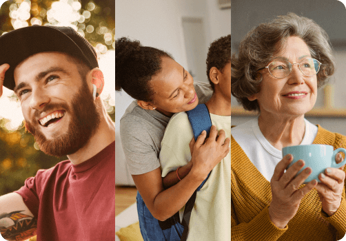 happy looking people