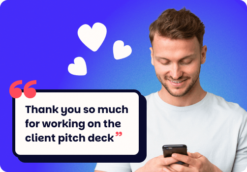 guy being recognised