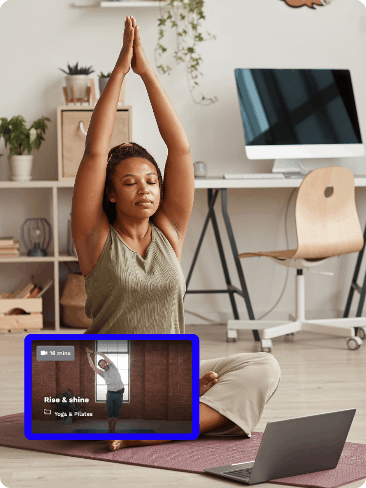 Using workout videos on Perkbox
