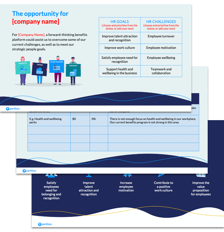 Use this template to build a business case for a new employee benefits program at your organisation